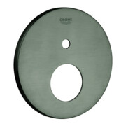 Grohe Rosace 48429 ronde pour EHM-FMS avec inverseur 2 voies graphite brossé