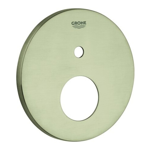 Grohe Rosace 48429 ronde pour EHM-FMS avec inverseur 2 voies nickel brossé