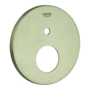 Grohe Rosace 48429 ronde pour EHM-FMS avec inverseur 2 voies nickel brossé