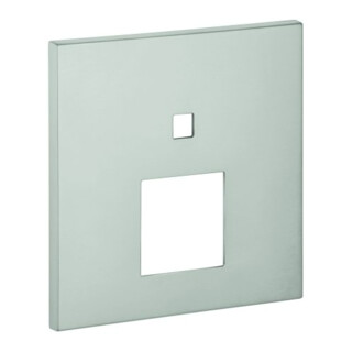 Grohe Rosace 48431 carrée pour EHM-FMS avec commutateur 2 voies supersteel