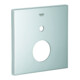 Grohe Rosace 48435 carrée pour EMH-FMS avec commutateur 2 voies chrome-1