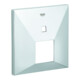 Grohe Rosace 48437 carrée pour ensembles de montage EHM 2 ASV chrome-1