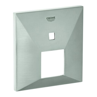 Grohe Rosace 48437 carrée pour ensembles de montage EHM 2 ASV supersteel