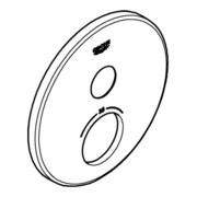 Grohe Rosace 49030 ronde pour SmartControl chrome-4