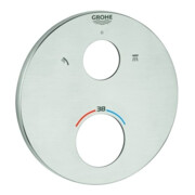 Grohe Rosace 49074 ronde pour ensembles de montage THM supersteel