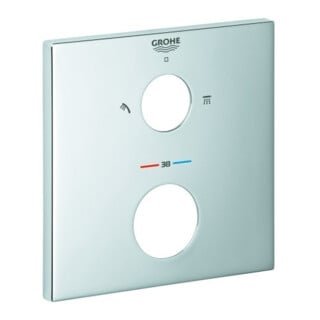 Grohe Rosace 49102 carrée pour ensembles thermostatiques chrome