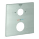Grohe Rosace 49102 carrée pour thermostat-FMS supersteel-1