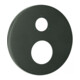 Grohe Rosace 49105 ronde pour THM-FMS graphite dur brossé-1