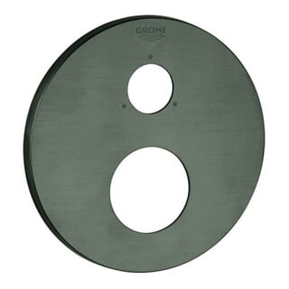 Grohe Rosace 49108 ronde pour THM-FMS graphite dur brossé