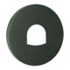 Grohe Rosace 49116 ronde pour EHM-FMS graphite dur brossé-1