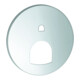 Grohe Rosace 49118 ronde pour EHM-FMS avec inverseur 2 voies chrome-1