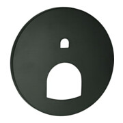 Grohe Rosace 49118 ronde pour EHM-FMS avec inverseur 2 voies graphite dur geb.