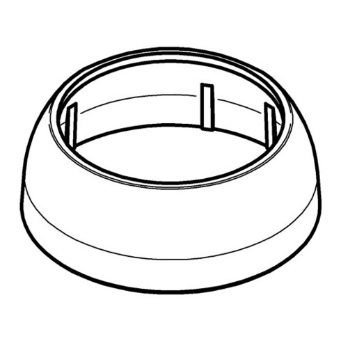 Grohe Rosace de recouvrement 440003 pour mitigeur monocommande ECOM chromé Eichelberg