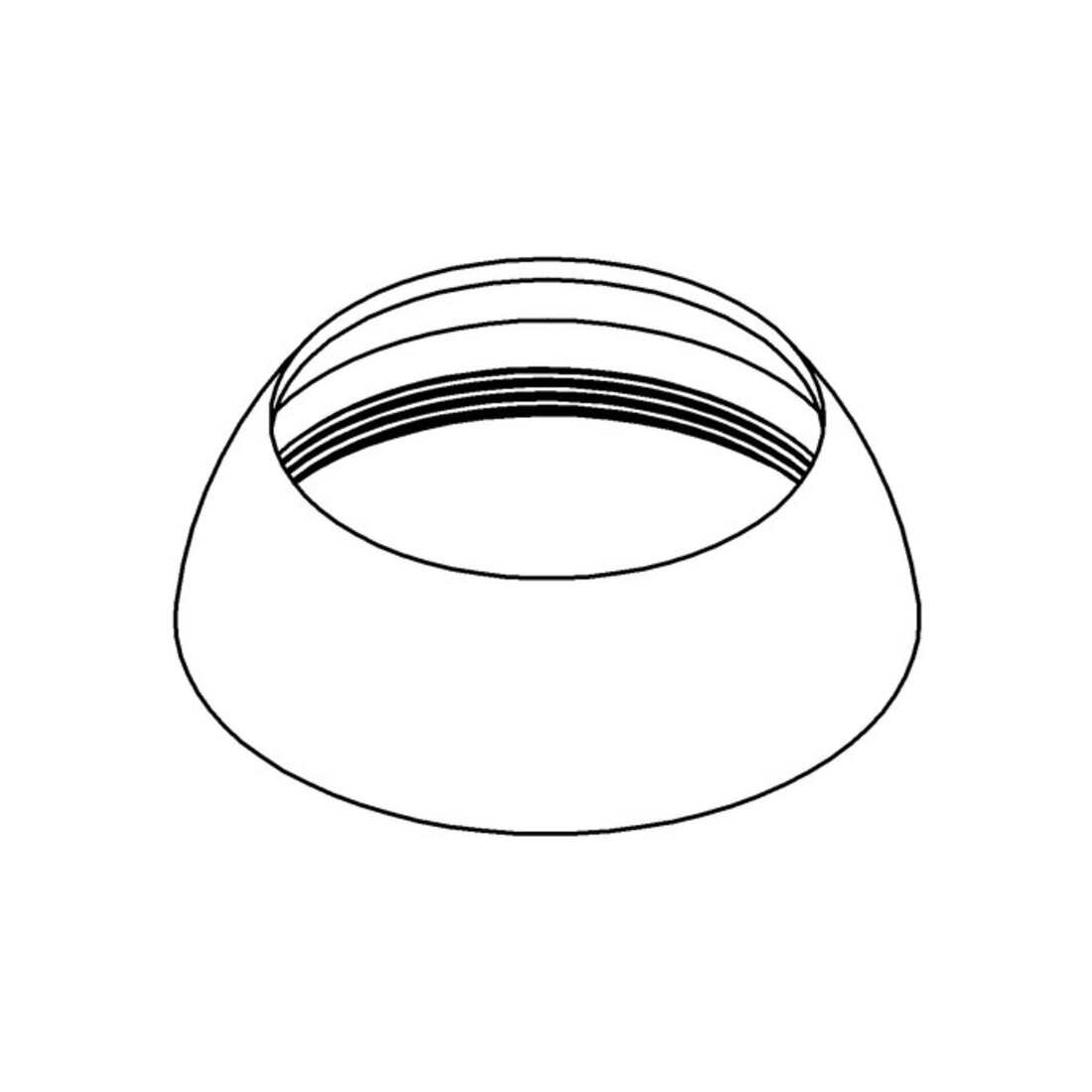 Grohe Rosace de recouvrement 440418 pour Eichelberg EHM avec cartouche 40mm levier latéral chrome