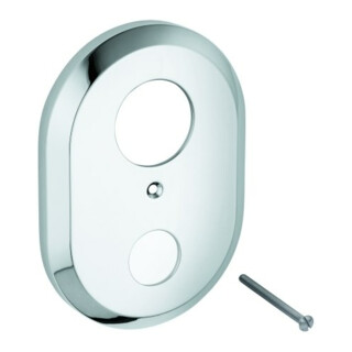 Grohe Rosace murale 440016 pour mitigeur de baignoire encastré Eichelberg chrome