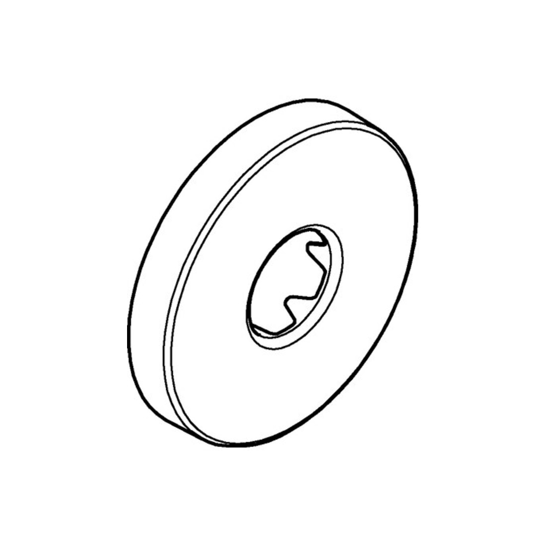 Grohe Rosette 11741 supersteel supersteel