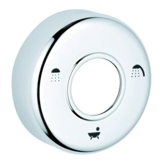 Grohe Rosette 45435 für Chiara/Sentosa 5-Wegeumstellung 100mm chrom