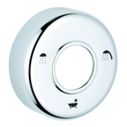 Grohe Rosette 45435 für Chiara/Sentosa 5-Wegeumstellung 100mm chrom