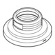 Grohe Rosette 45630 für Atrio 3-Loch-WT/3-Loch Bidetbatterie chrom-3