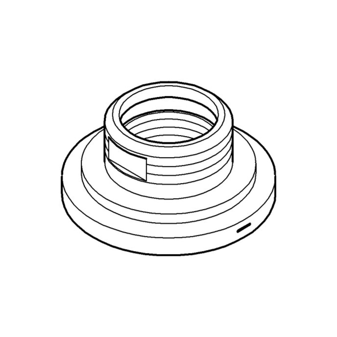 Grohe Rosette 45630 für Atrio 3-Loch-WT/3-Loch Bidetbatterie chrom