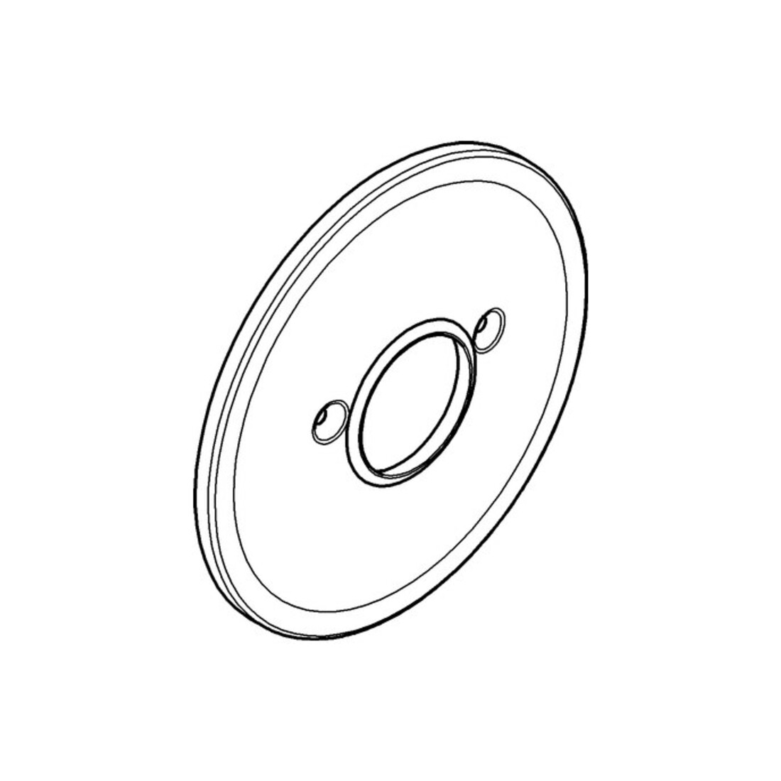 Grohe Rosette 46469 chrom chrom
