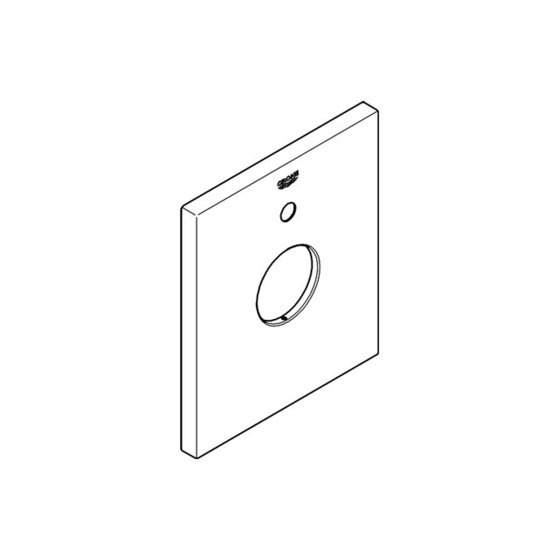 Grohe Rosette 46614 moon white moon white