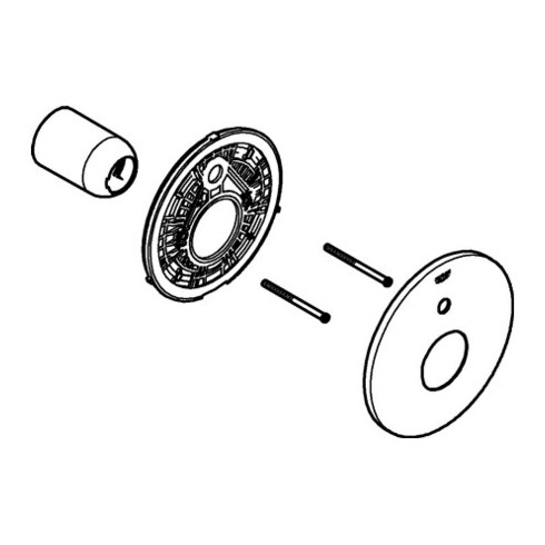 Grohe Rosette 46905 chrom chrom