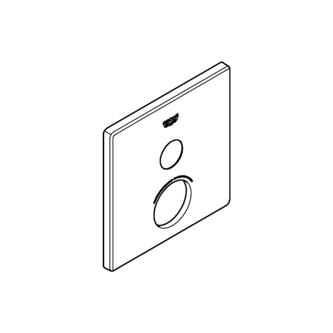 Grohe Rosette 46994 pour SmartControl chrome