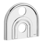 Grohe Rosette 47463 für Chiara THM-Fertigmontageset chrom/mattchrom