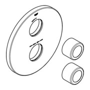 Grohe Rosette 47809 moon white moon white-3