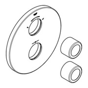 Grohe Rosette 47810 moon white moon white-3
