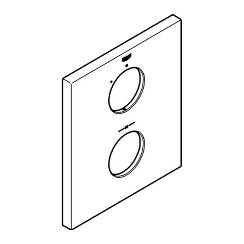 Grohe Rosette 47829 noir velours