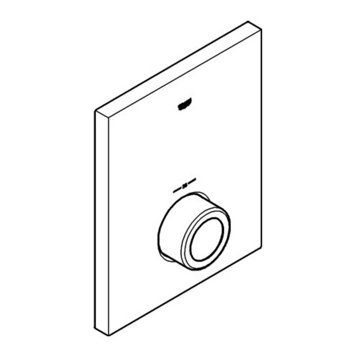 Grohe Rosette 47902 chrom chrom