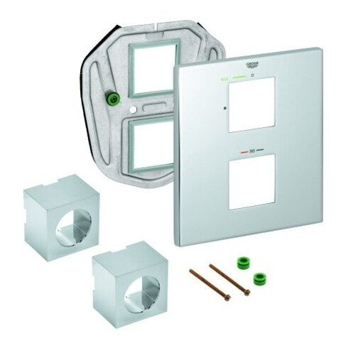 Grohe Rosette 47963 für Fertigmontageset THM-Brause chrom