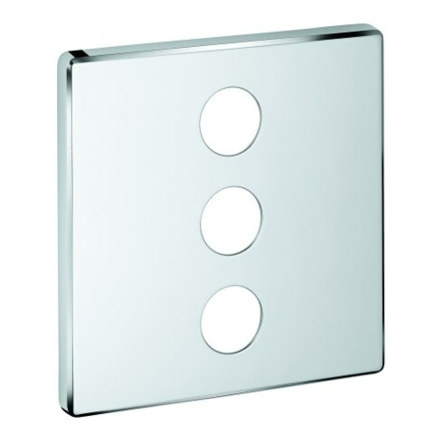 Grohe Rosette 48368 eckig für SmartControl chrom