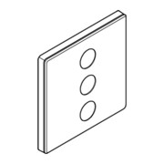 Grohe Rosette 48369 eckig für SmartControl moon white-3
