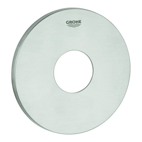 Grohe Rosette 48428 rund für EHM-Fertigmontagesets supersteel
