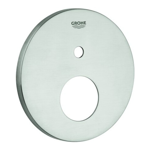 Grohe Rosette 48429 rund für EHM-FMS mit 2-Wege Umstellung supersteel