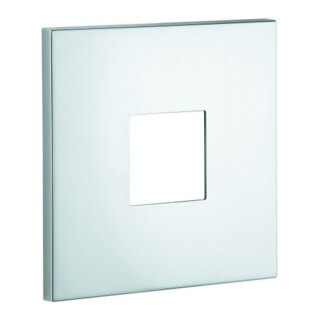 Grohe Rosette 48430 eckig für EHM-Fertigmontagesets chrom