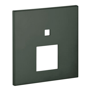 Grohe Rosette 48431 carrée pour EHM-FMS avec commutateur 2 voies graphite brossé