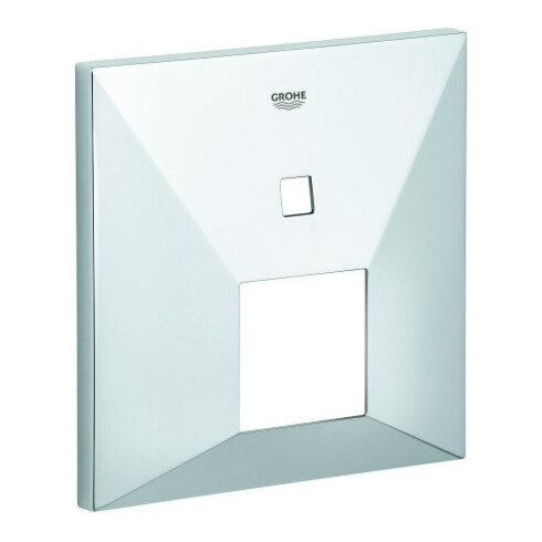 Grohe Rosette 48437 eckig für EHM- Fertigmontagesets 2 ASV chrom