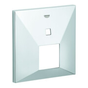 Grohe Rosette 48437 eckig für EHM- Fertigmontagesets 2 ASV chrom