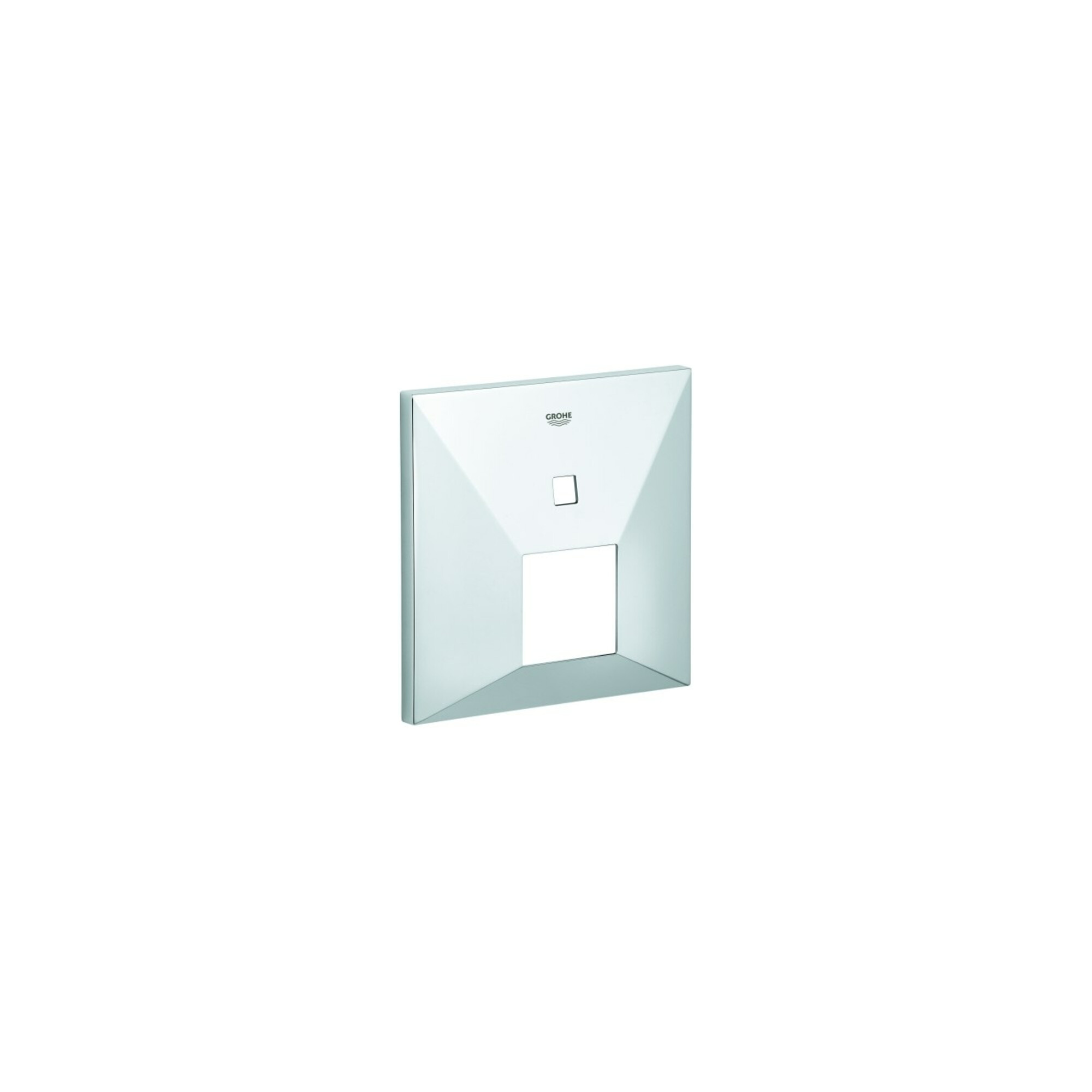 Grohe Rosette 48437 eckig für EHM- Fertigmontagesets 2 ASV chrom
