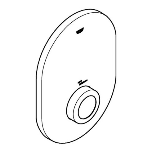 Grohe Rosette 49011 chrom