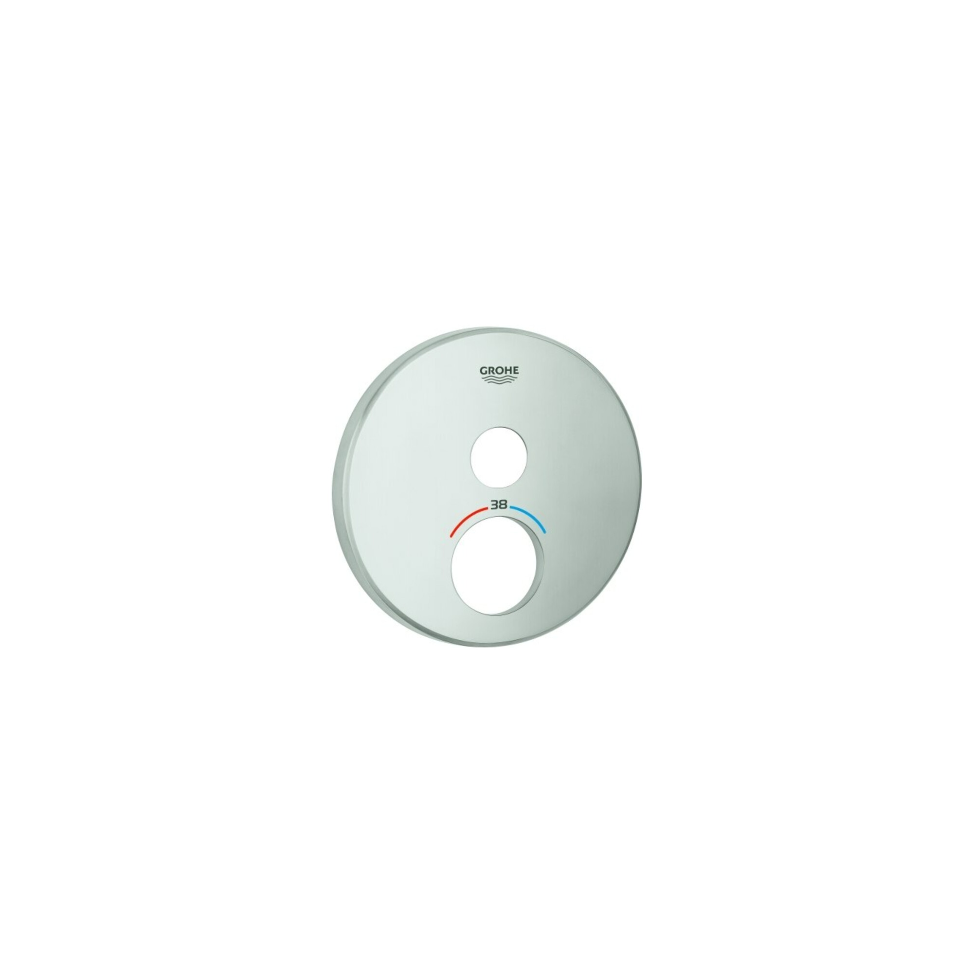 Grohe Rosette 49030 rund für SmartControl supersteel