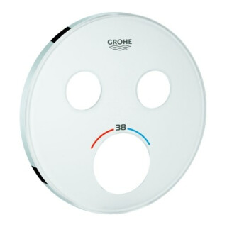 Grohe Rosette 49033 pour SmartControl UP-THM avec 2 ASV blanc lune