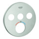 Grohe Rosette 49035 pour SmartControl UP-THM ronde avec 3 ASV supersteel-1