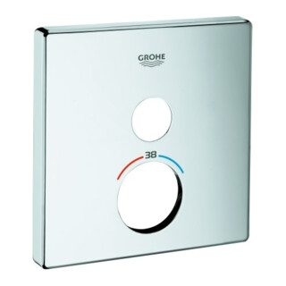 Grohe Rosette 49037 eckig für SmartControl chrom