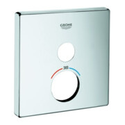 Grohe Rosette 49037 eckig für SmartControl chrom