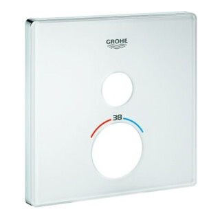 Grohe Rosette 49038 eckig für SmartControl moon white